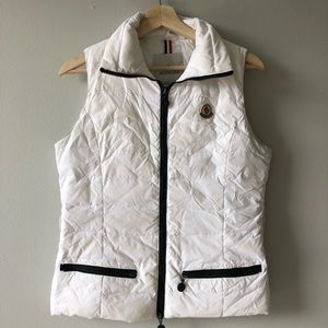 Moncler white vest